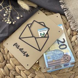 Money gift card - creative packaging for money gifts - financial injection, thank you & gift idea thank you envelope