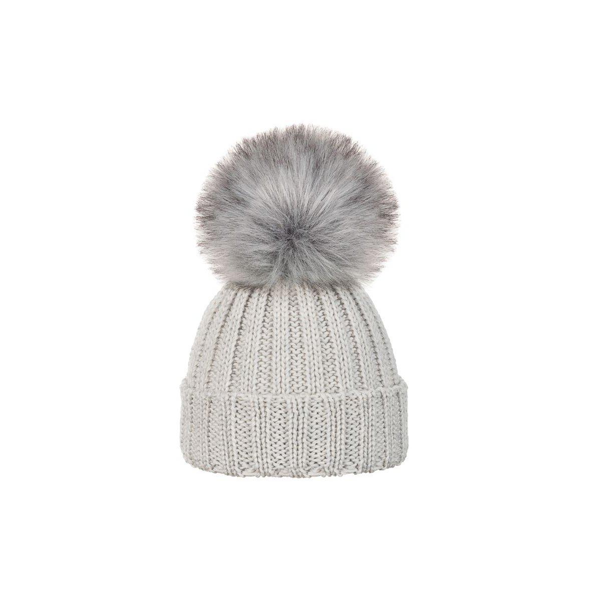 Czapka OLLO BABY – 100% wełny merino - jasnoszary
