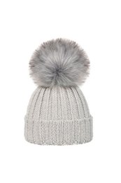 Czapka OLLO BABY – 100% wełny merino - jasnoszary