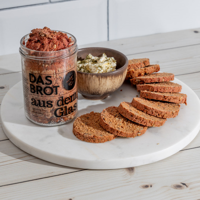Bread baking mix in the glass "Grüezi Aus'm Pott" (200 g)