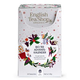 ETS - Tee Adventskalender "Weihnachtsmarkt" weiß, 24 verschiedene BIO Tees
