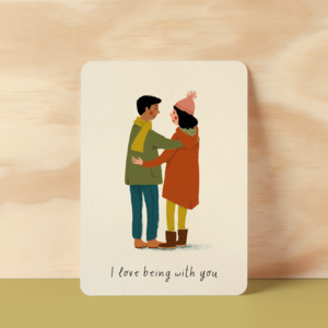 Postcard | I love being with you