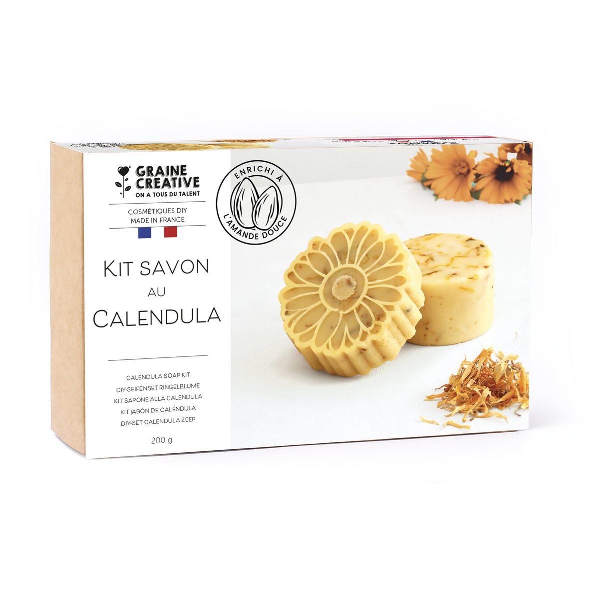 KIT DIY SAVON A L'AMANDE ET CALENDULA