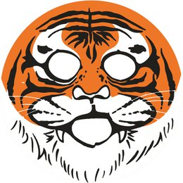 Face hydrating mask - Tiger