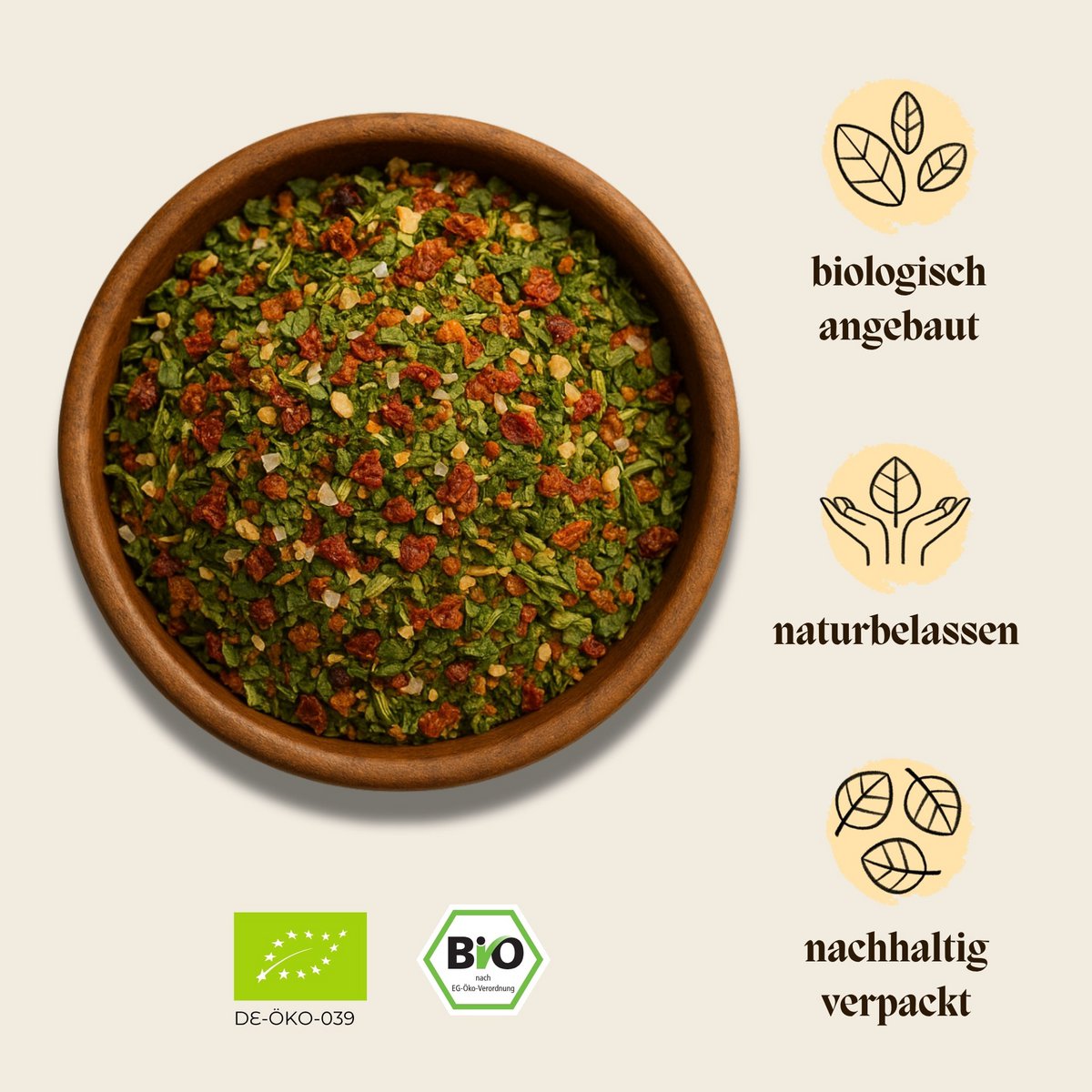 Organic scrambled spice