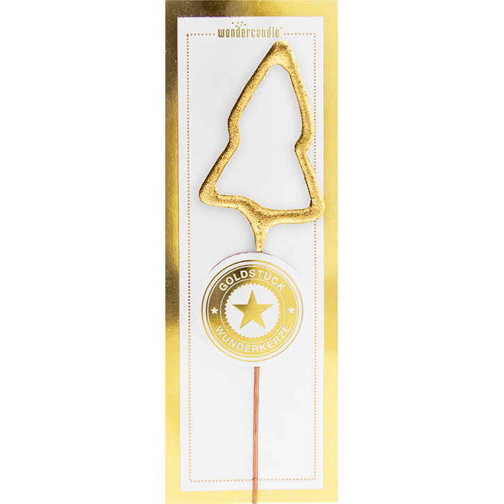 Baum mini gold Goldstück Wondercandle® Mini