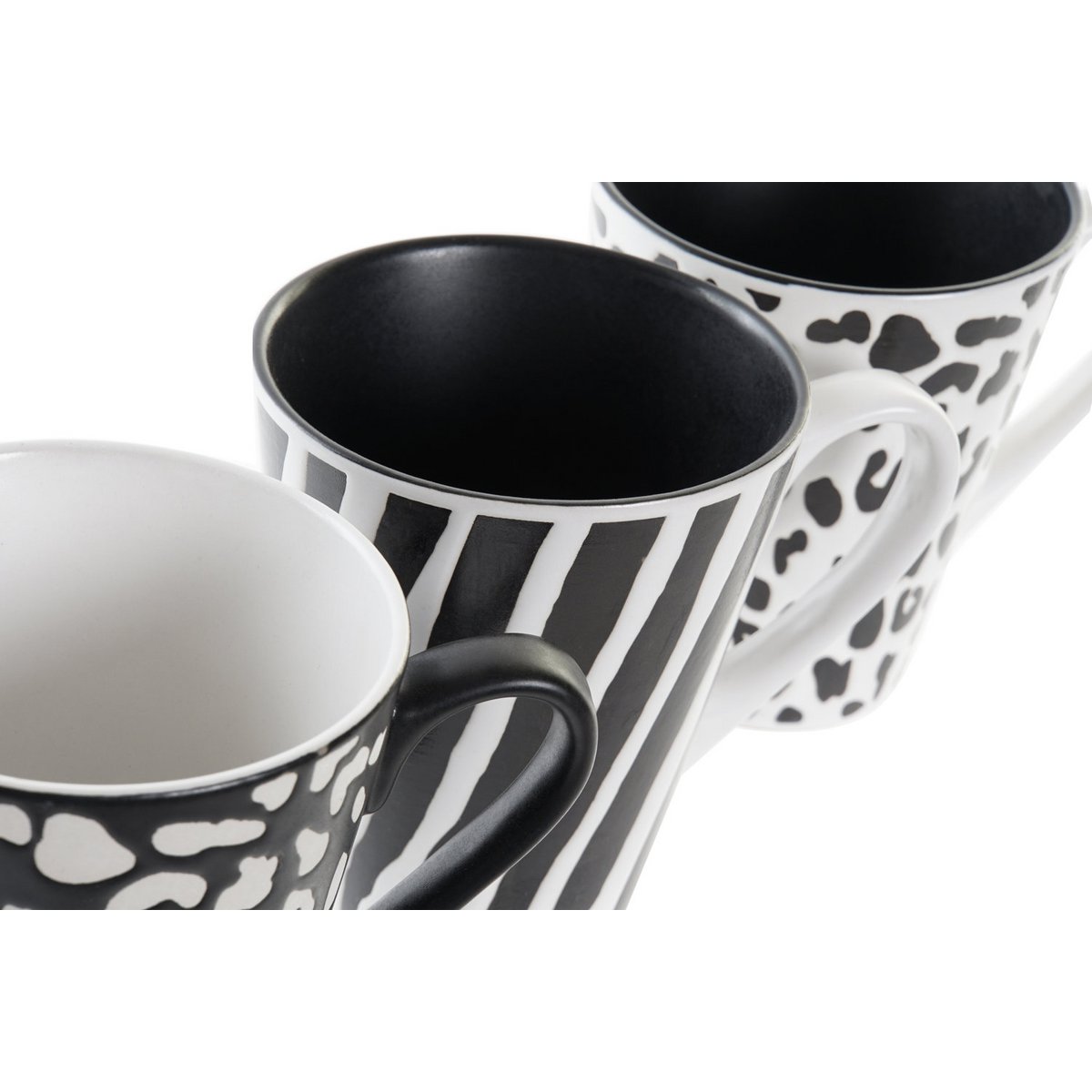 MUG GRES 11,7X11,7X10 360ML, SALVAJE 3 SURT. PC194176