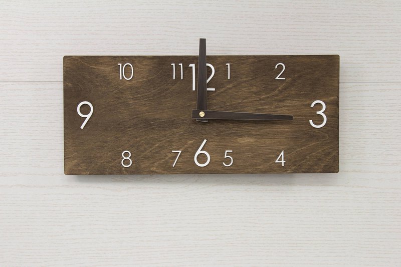 Orologio da parete, orologio da parete in legno