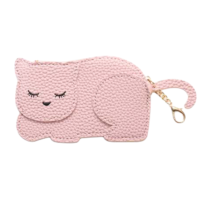 Portamonete Cat Katie - L'elegante gattino Rosa