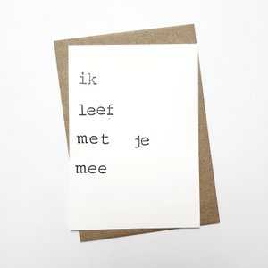 Ik leef met je mee