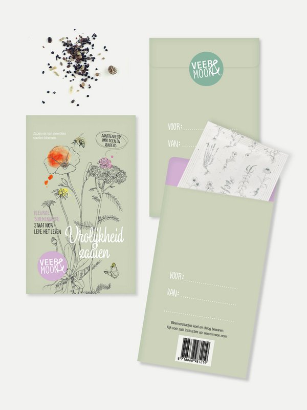 Bloemenzaden 'Vrolijkheid zaaien'