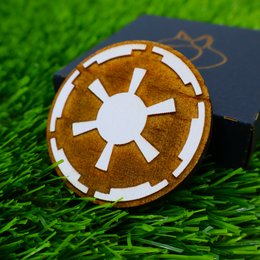 Drewniane lodówki Star Wars - Laserowe ręcznie malowane symbole - Mandalorian, Jedi, Imperium, Rebelianci, Republika, Pierwsze Zamów