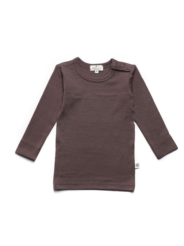 Jersey de lana para bebé niño - Lana merino - Peppercorn