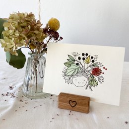 Personalized card holder multiple sizes