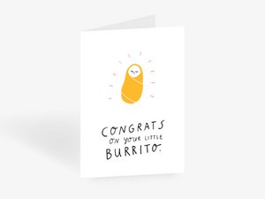 Grußkarte / Little Burrito