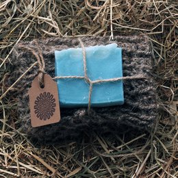 Goat Hair Bath Glove & Ocean Soap