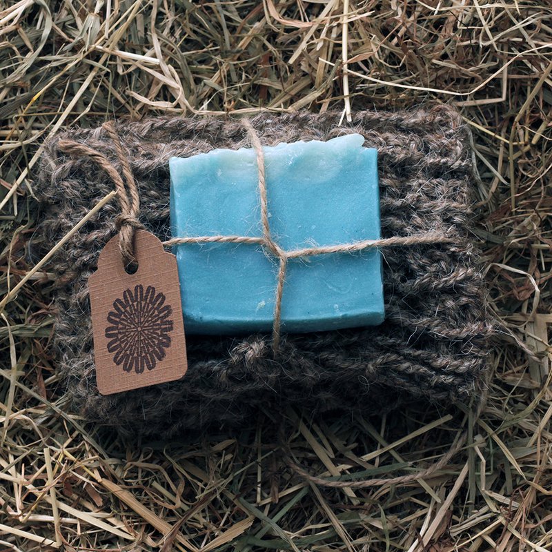 Goat Hair Bath Glove & Ocean Soap