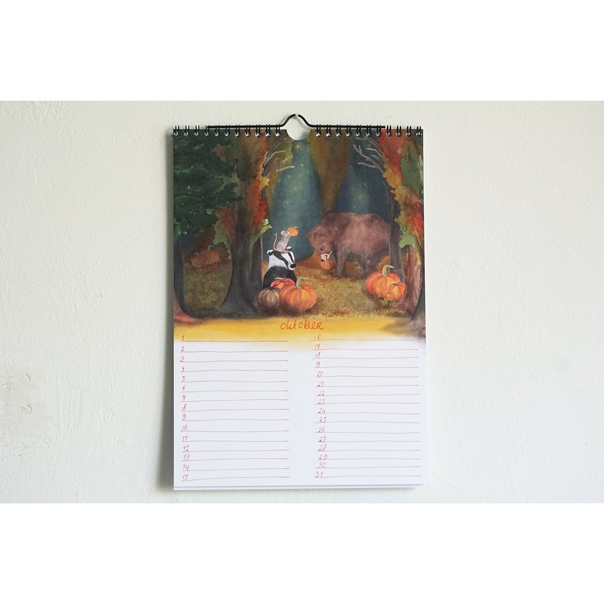 Calendar Forest animals