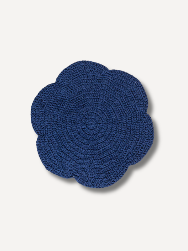 Häkel-Tischset mit Muschelmuster – 2er-Set