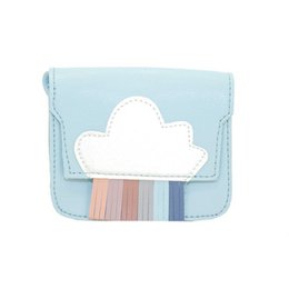Children's shoulder bag - Mini Rainbow Blue