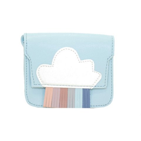 Kinderschoudertas - Mini Rainbow Blue