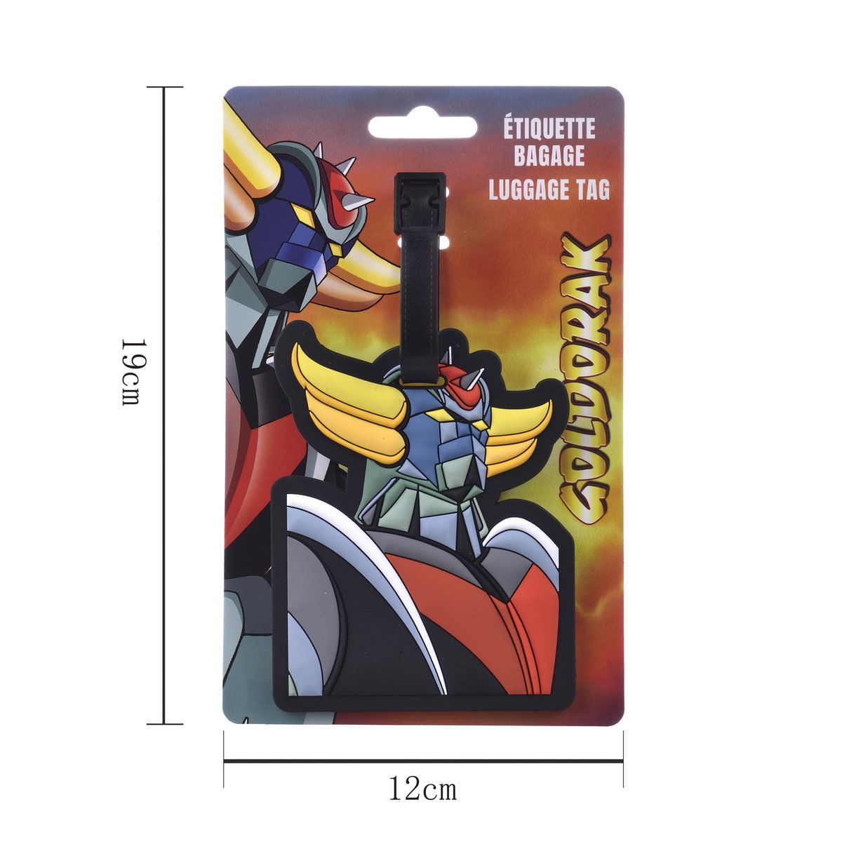 Goldorak - Travel Label - Silicone