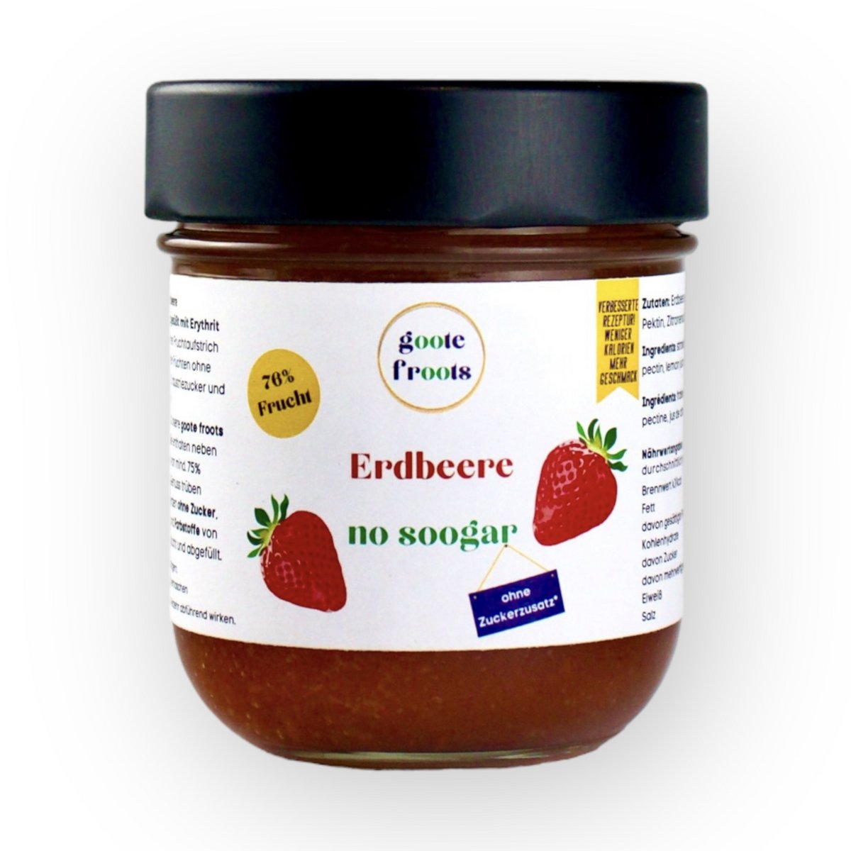 Fruit spread SUGAR-FREE strawberry 76% fruit