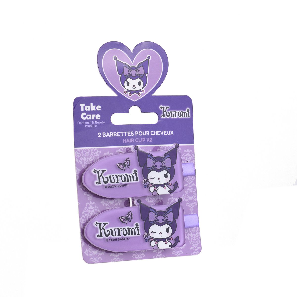 Kuromi Lot de 2 Barettes Clip