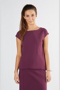 1261-028 | Women's blouse shirt - eggplant