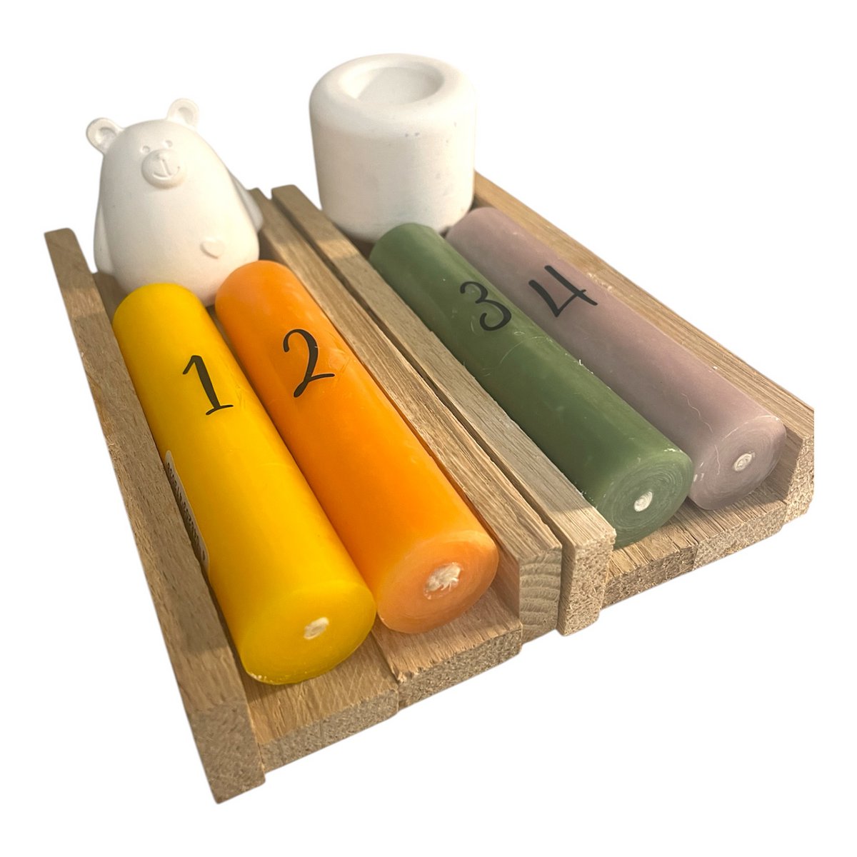 Embracing Christmas: Advent-Candles Set