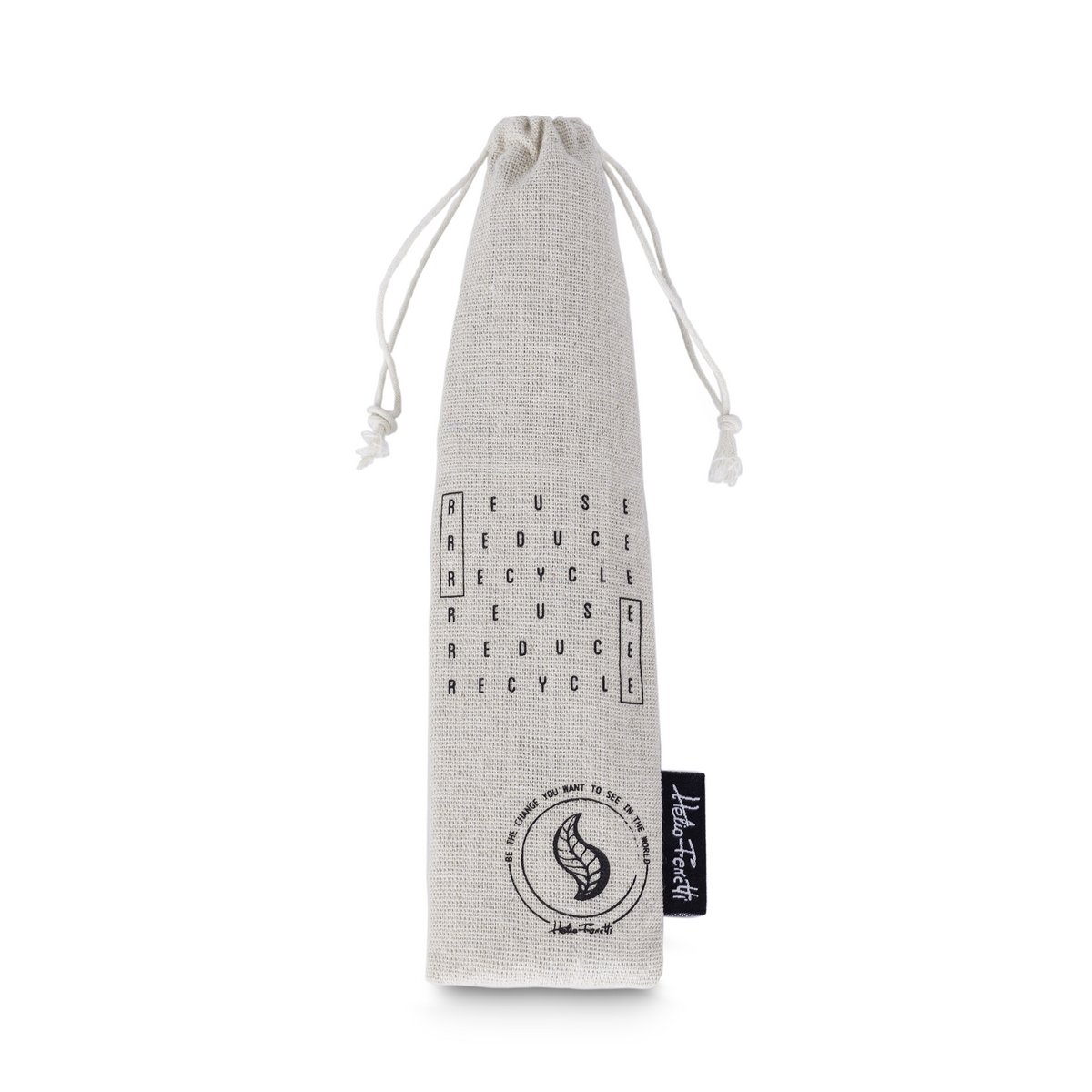 STRAWS SET IN COTTON BAG HF