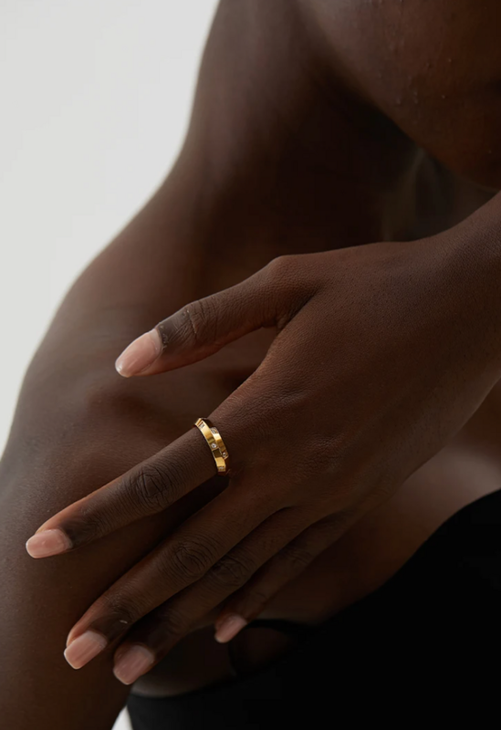 Cherethims - Concave Gold Ring