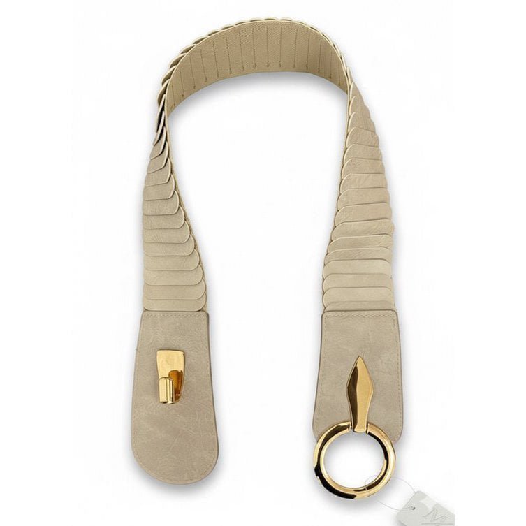 Cintura in vita da donna - 20+ colori - Pelle vegana - Fibbia in metallo - Elastica
