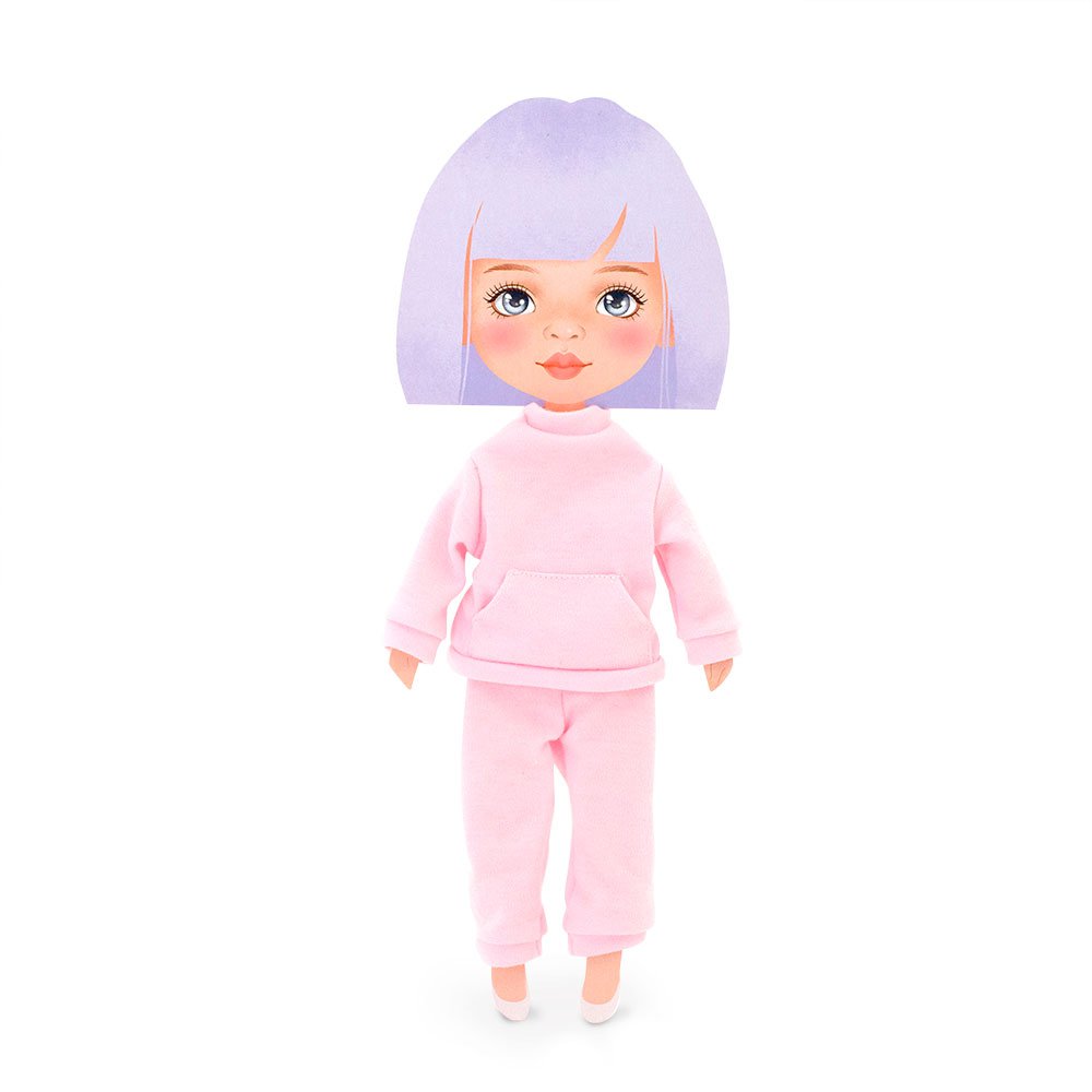 Soft toy, Sweet Sisters - Clothing set: Pink Tracksuit (35cm)