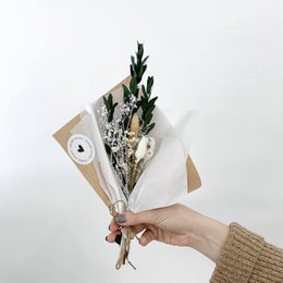 Tørret blomsterbuket minigrøn