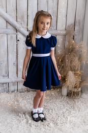 Eliza classic navy dress for girls