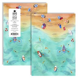 Einfaches leeres Tagebuch - Strand