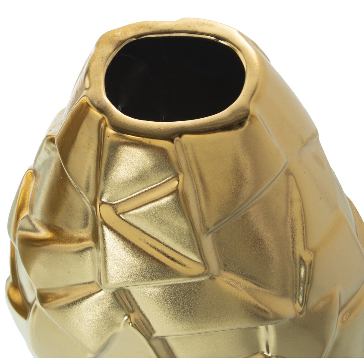 ZŁOTY WAZON CERAMICZNY 15X9X24CM ST51036