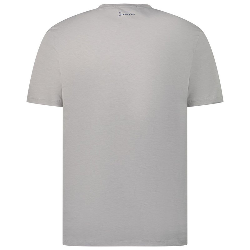 T-shirt gris pour hommes, été