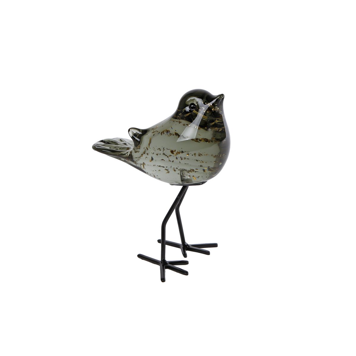 Sculpture bird "Finch" on/foot