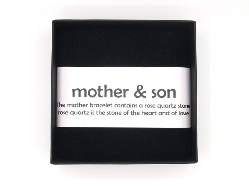 Moeder en zoon armbandenset Afr. Turquoise