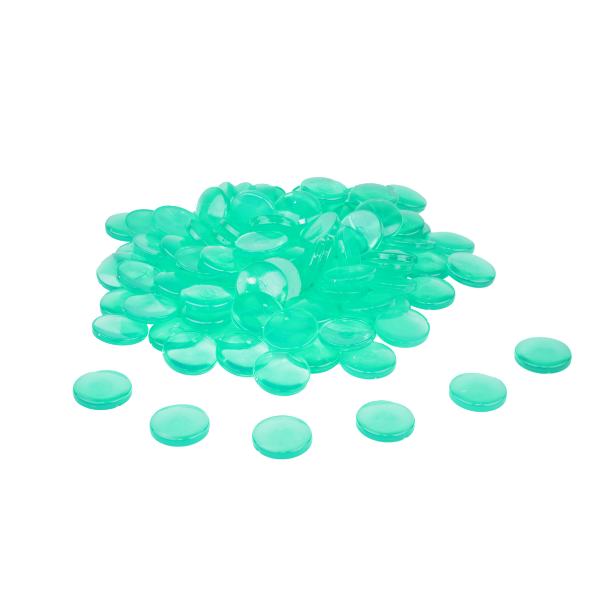 Wissner® 100 Muggle Stones Ø 20 mm, pepitas rojas hechas de re-plásticas, heladas y robustas, para jugar, aprender y decorar copia