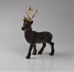 Hirsch braun Flock 20cm VE:12
