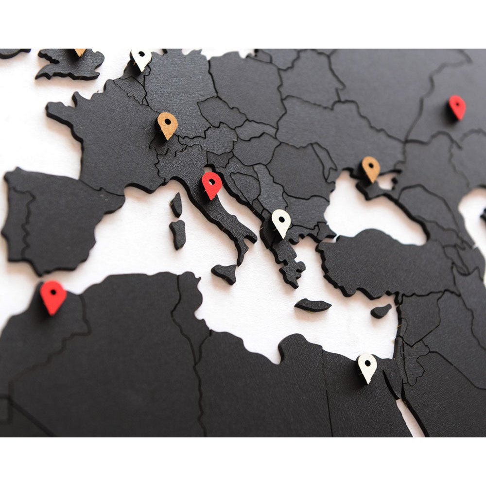 Carte du monde en bois - True Puzzle