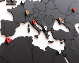 Carte du monde en bois - True Puzzle