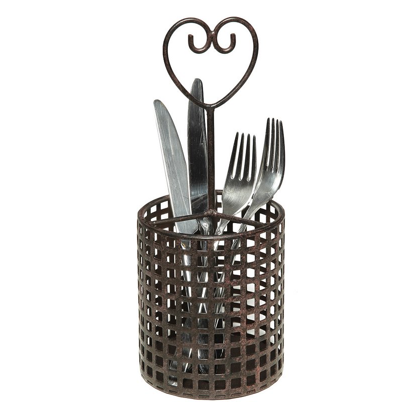 Cutlery holder 26cm - antique brown