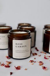 Rose Garden, natural soy wax candle with essential oils