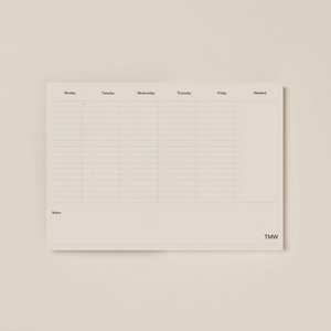 Desk planner A4