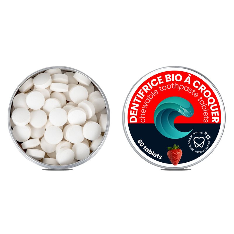 Feste Zahnpasta in Kautabletten – Fluoridfrei – 1 Monat