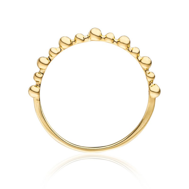 Ring ball, 18K yellow gold